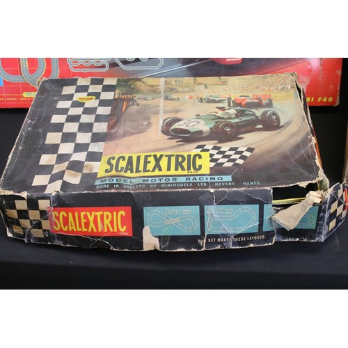 350 - Quantity of Scalextric to include boxed Triang Set 50 (2 x Slot Cars (C72 and C73), track, 2 x contr... 