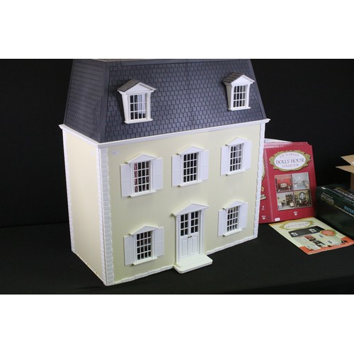 460A - Dolls House from the Victorian Dolls House Collector series, including three folders of magazines, v... 