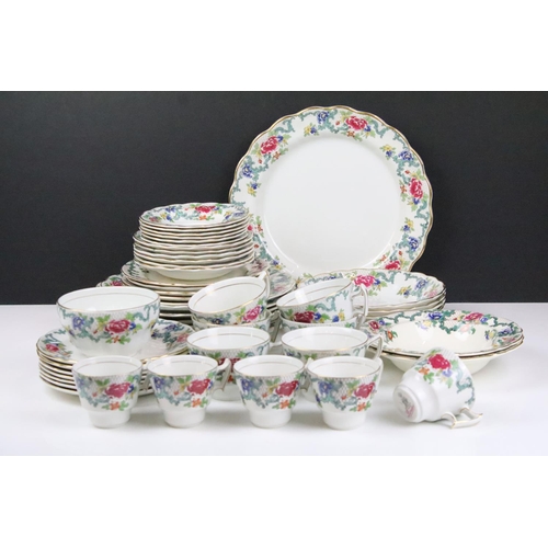 107 - Royal Cauldon 'Victoria' & Booths 'Floradora' tea and dinner ware to include teacups, coffee cups, s... 