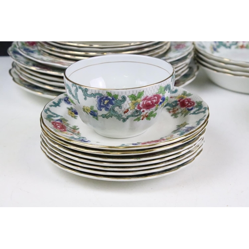 107 - Royal Cauldon 'Victoria' & Booths 'Floradora' tea and dinner ware to include teacups, coffee cups, s... 