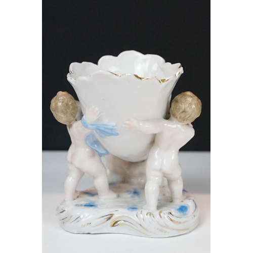 10 - Group of classical porcelain figures to include a Victorian Staffordshire pottery sheep (approx 8cm ... 