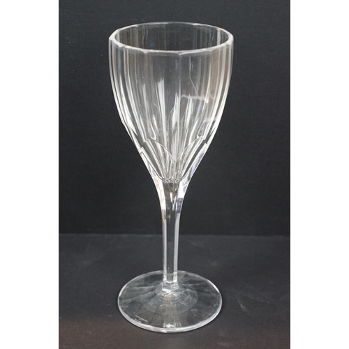 37 - Stuart Crystal - Redhouse Collection - A set of six wine glasses, approx 19.5cm tall