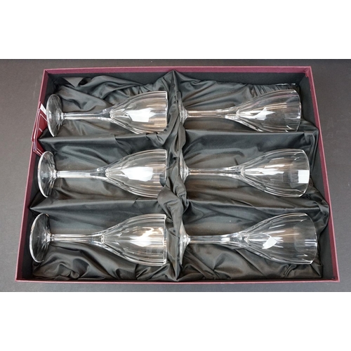 37 - Stuart Crystal - Redhouse Collection - A set of six wine glasses, approx 19.5cm tall