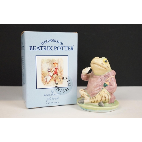 68 - Collection of 12 Beswick Beatrix Potter ceramic figures to include Benjamin Bunny, Old Mr Brown, Mrs... 