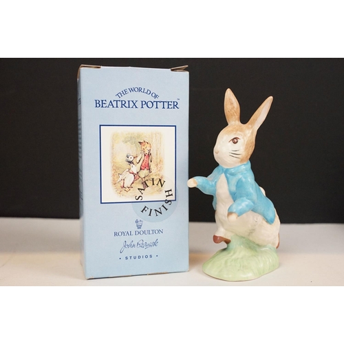 68 - Collection of 12 Beswick Beatrix Potter ceramic figures to include Benjamin Bunny, Old Mr Brown, Mrs... 