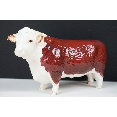 71 - Beswick family of Hereford cattle to include Ch. of Champions Bull & Cow and two calves