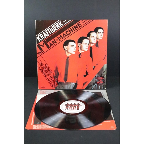 434 - Vinyl - 4 Kraftwerk LPs to include Computer World, The Man Machine, Trans Europe Express, Radio Acti... 