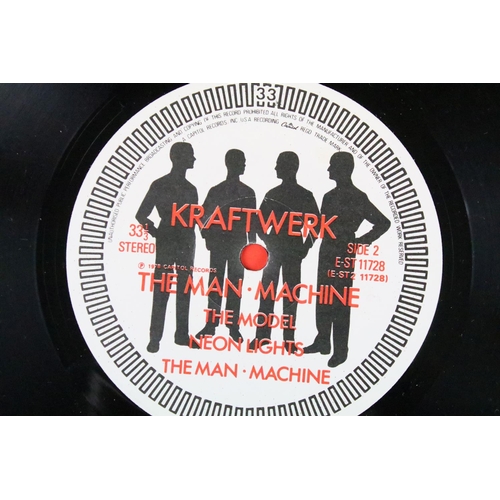 434 - Vinyl - 4 Kraftwerk LPs to include Computer World, The Man Machine, Trans Europe Express, Radio Acti... 