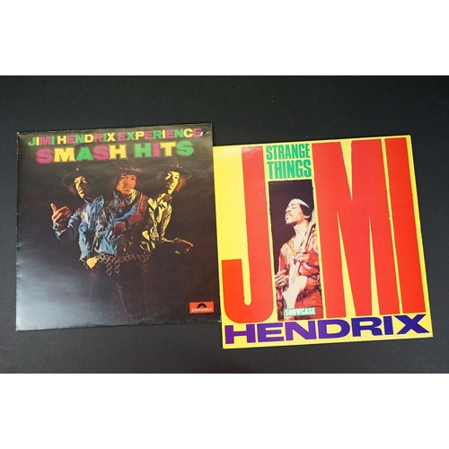 443 - Vinyl - 5 Jimi Hendrix and 2 Frank Zappa LPs to include Band Of Gypsys (STAO 472) Cg+/Ex, Are You Ex... 