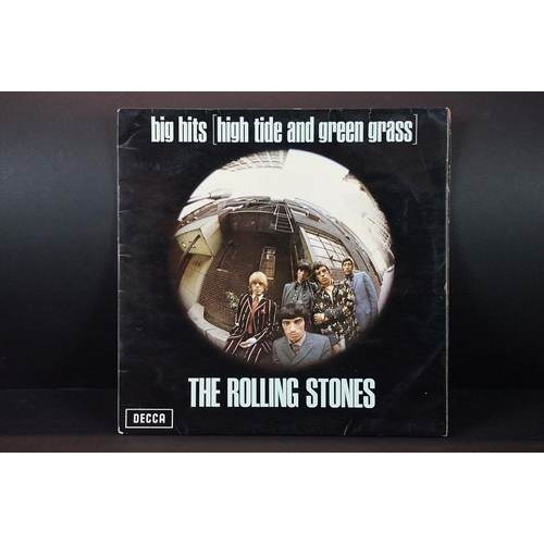 445 - Vinyl - 3 Rolling Stones LPs to include Let It Bleed (UK mono, no poster) Vg, Big Hits (UK stereo gr... 