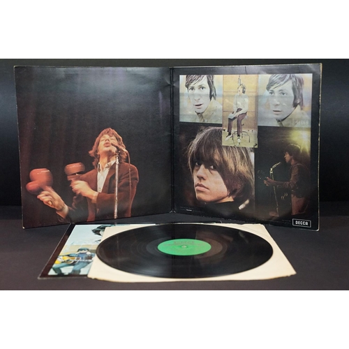 445 - Vinyl - 3 Rolling Stones LPs to include Let It Bleed (UK mono, no poster) Vg, Big Hits (UK stereo gr... 