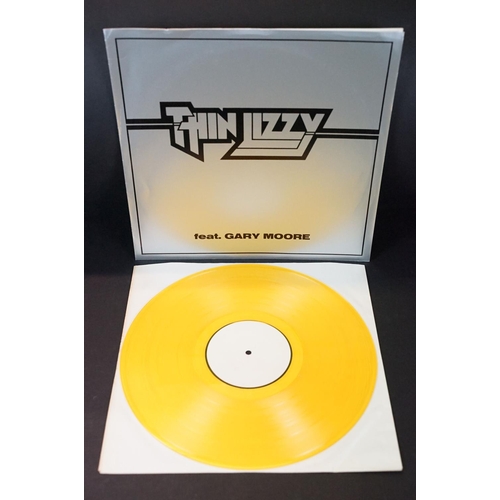 447 - Vinyl - 3 private pressing albums to include: Thin Lizzy – Feat. Gary Moore - Preston Guildhall 17.4... 