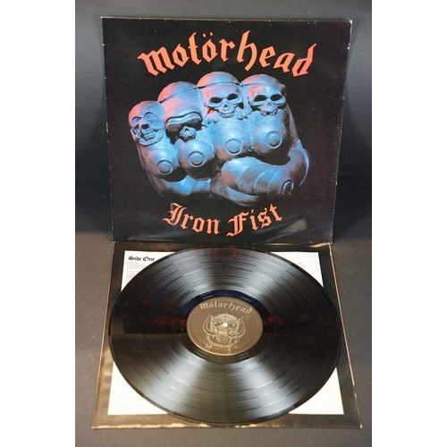 448 - Vinyl - 7 Motorhead LPs and 2 compilation LPs featuring Motorhead to include Ace Of Spades, Iron Fis... 