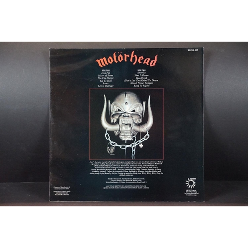 448 - Vinyl - 7 Motorhead LPs and 2 compilation LPs featuring Motorhead to include Ace Of Spades, Iron Fis... 