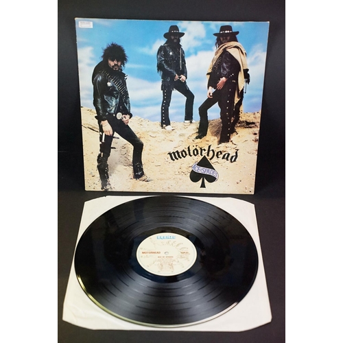 448 - Vinyl - 7 Motorhead LPs and 2 compilation LPs featuring Motorhead to include Ace Of Spades, Iron Fis... 