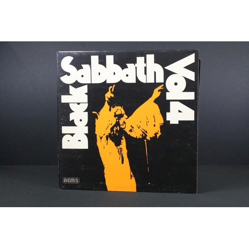 478 - Vinyl - 6 Black Sabbath LPs to include Vol 4 x 3 (inc one Vertigo pressing), self titled (NEMS), Sab... 