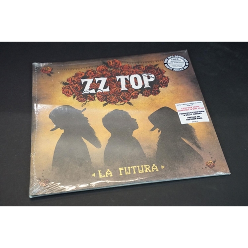 490 - Vinyl - 4 blues rock LPs to include ZZ Top La Futura 180gm (American Recordings B0017381-01) sealed,... 