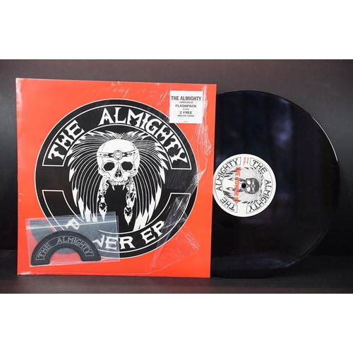 498 - Vinyl & Autographs - The Almighty - 1 LP and 9 12