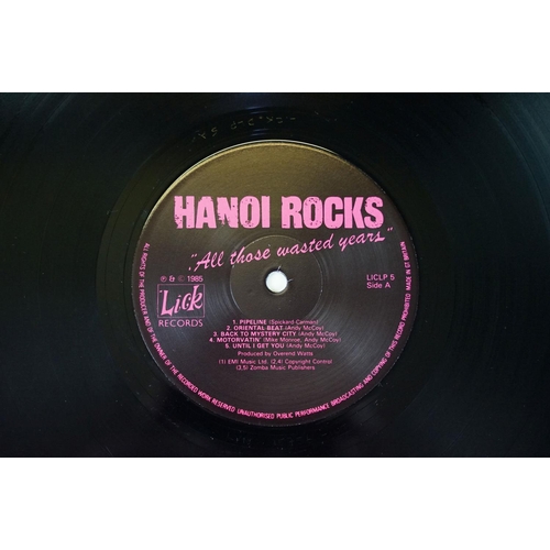 500 - Vinyl - 3 Hanoi Rocks and 1 Michael Monroe LPs to include Bangkok Shocks Saigon Shakes (PVC 8934) Ex... 