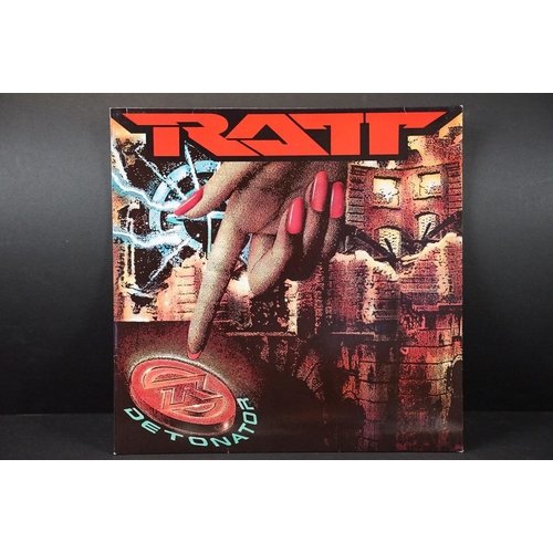 501 - Vinyl - 3 rare Glam / Sleaze / Hair Metal LPs to include Ratt Detonator (Atlantic 7567-82127-1), Bul... 