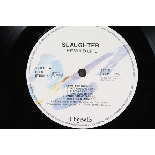 511 - Vinyl - Slaughter – The Wild Life. LP on Chrysalis – CHR 1911. UK / EU 1992 limited edition with pos... 