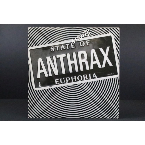 513 - Vinyl - 6 Anthrax records to include Live The Island Years (full album promo), In My World (12