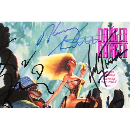 520 - Vinyl & Autographs - Danger Danger Screw It!.  Original UK pressing fully signed to front sleeve.  E... 