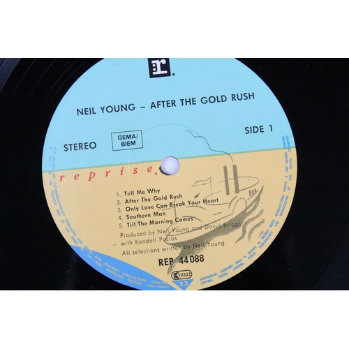 525 - Vinyl - 3 LPs to include Neil Young After The Gold Rush (German pressing) Ex, The Doors The Best Of ... 