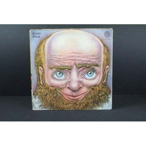 526 - Vinyl - 8 Gentle Giant LPs to include self titled (Vertigo 6360020) gatefold sleeve, small swirl, sw... 