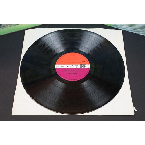 536 - Vinyl - 3 Led Zeppelin LPs to include II (Atlantic 588198 plum labels, Lemon Song credit, Thankyou m... 