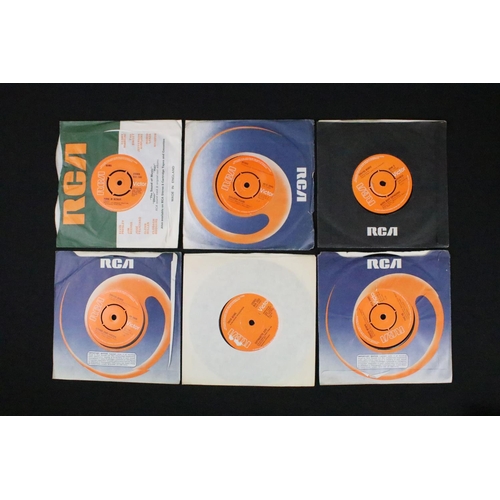 547 - Vinyl - 19 David Bowie original mainly UK 7’ singles including promos, all on the orange RCA label, ... 