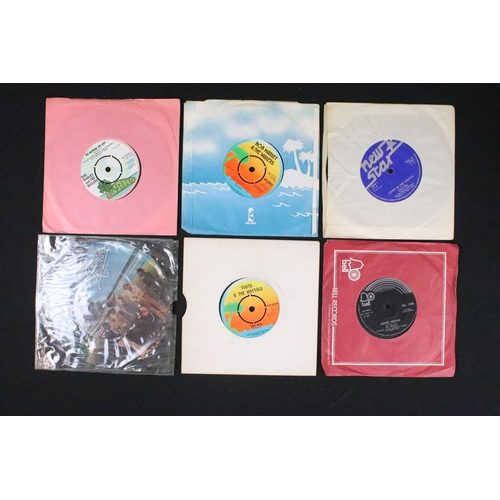 548 - Vinyl - 18 Reggae / 2 Tone 7” singles to include: Madness - The Prince (2 Tone - TT 3, debut with pa... 