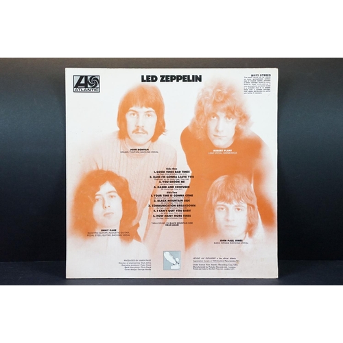 1 - Vinyl - Led Zeppelin self titled LP. Original UK 1969 version 3 plum labels, grey stripe across the ... 