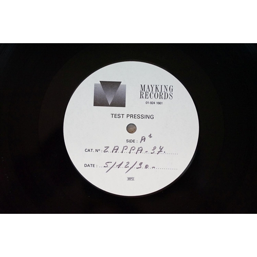 16 - Vinyl - 3 Frank Zappa test pressings to include Zappa In New York (2LP Zappa Records ZAPPA 37), Burn... 