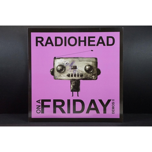 49 - Vinyl - 2 Radiohead LPs to include On A Friday Demos I, and On A Friday Demos II. Both at least Ex