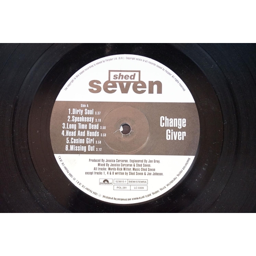 51 - Vinyl - Shed Seven Change Giver LP on Polydor 523615-1. VG+ / EX