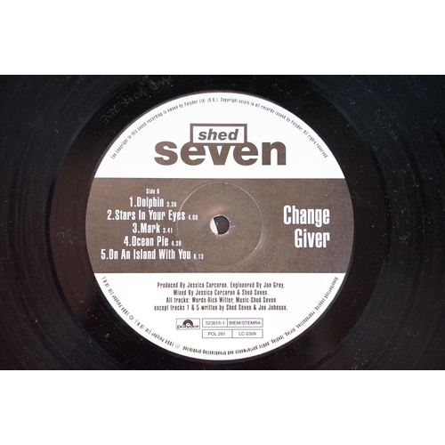 51 - Vinyl - Shed Seven Change Giver LP on Polydor 523615-1. VG+ / EX