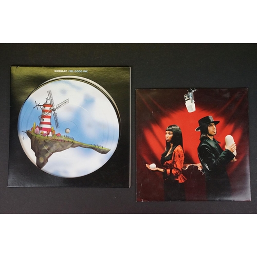 557 - Vinyl - 8 Indie / Alternative 7” singles and 3 x 10” to include: Gorillaz (7” picture disc), The Whi... 