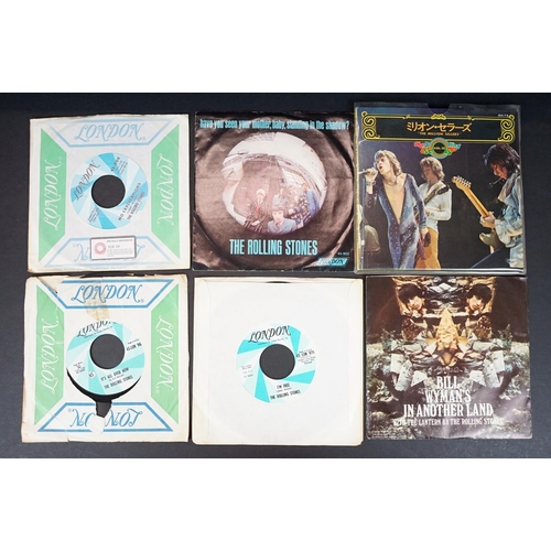 575 - Vinyl - 31 Rolling Stones foreign pressing 7” singles including 19 US singles (2 with picture sleeve... 