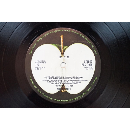 7 - Vinyl - The Beatles - Let It Be. Original UK 1st pressing box set on Apple Records PXS 1. Original b... 