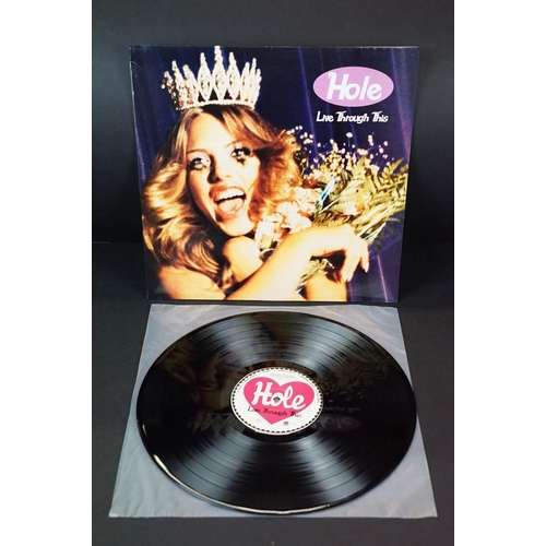 79 - Vinyl - 2 albums by Hole to include: Live Through This (German 1994, City Slang – EFA 04935-1) EX, P... 