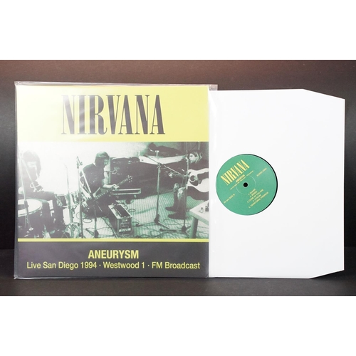 84 - Vinyl - 4 albums by Nirvana to include: Aneurysm (Live San Diego 1994 · Westwood 1 · FM Broadcast) (... 