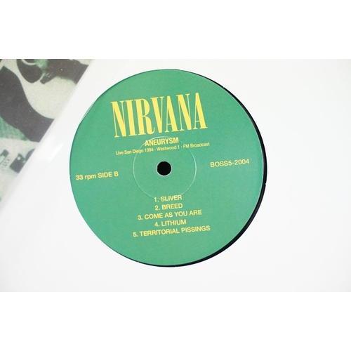 84 - Vinyl - 4 albums by Nirvana to include: Aneurysm (Live San Diego 1994 · Westwood 1 · FM Broadcast) (... 