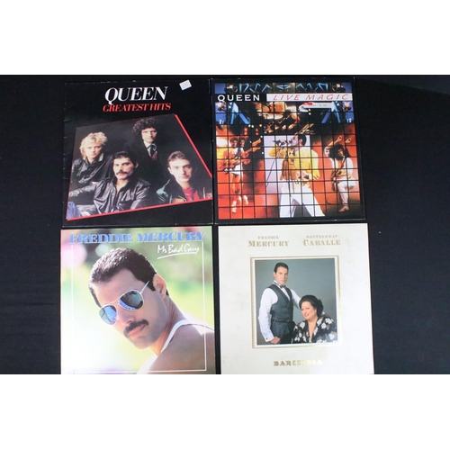 246 - Vinyl - 18 Queen & Freddie Mercury LPs and 4 12