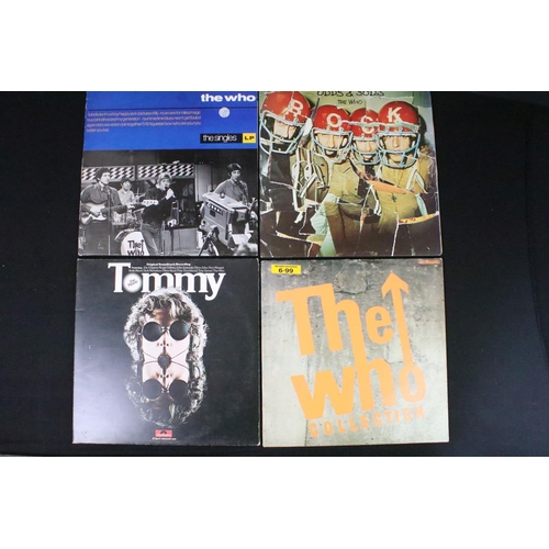 253 - Vinyl - 21 The Who & members LPs to include My Generation (Virgin), Tommy, Quadrophenia, Live At Lee... 