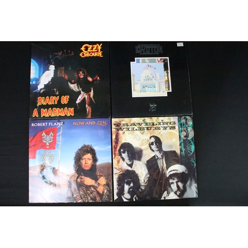 458 - Vinyl - Over 65 Rock & Pop LPs to include Ozzy Osbourne, Led Zeppelin, Robert Plant, Van Halen, Trav... 