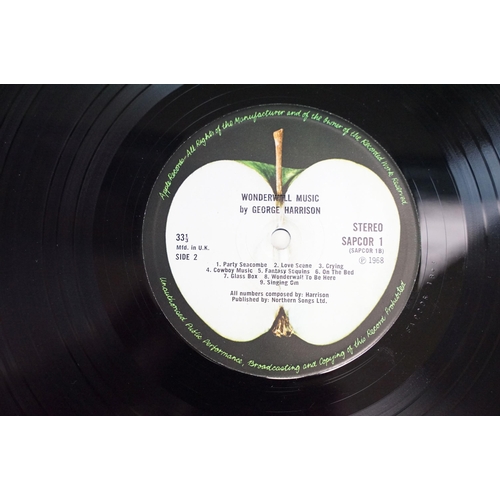 12 - Vinyl - George Harrison ‎– Wonderwall Music LP on Apple Records - SAPCOR 1. Original UK 1968 1st ste... 