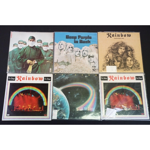 474 - Vinyl - Over 75 Rock LPs to include Deep Purple x 13, Marillion x 11, Rainbow x 5, Thin Lizzy x 7, Z... 