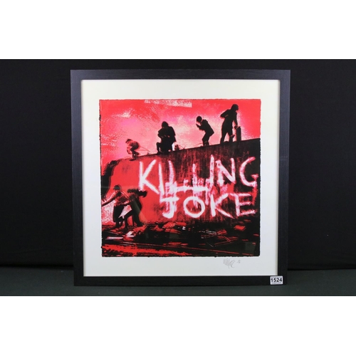 1524 - Memorabilia / Autograph - Killing Joke - Killing Joke - Red Artist’s Proof, Original official limite... 