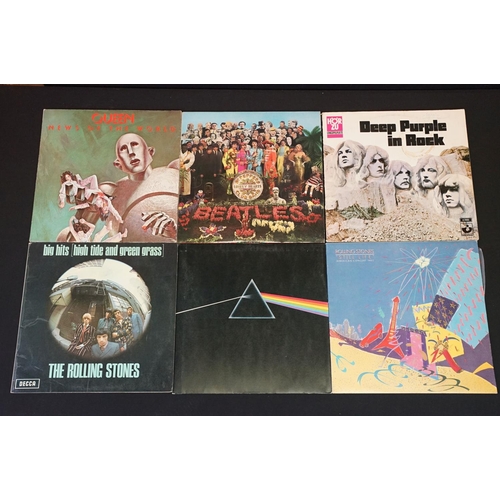 251A - Vinyl - Over 70 Rock & Pop LPs to include Led Zeppelin x 2 (both plum Atlantic), The Rolling Stones ... 